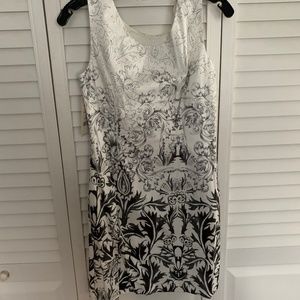 BNWT Cluny Sz 10 Black/White/Gray Dress